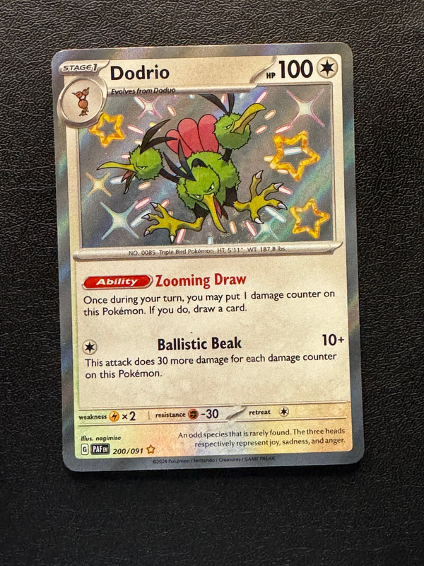 200 Dodrio Paldean Fates Shiny Rare Near Mint