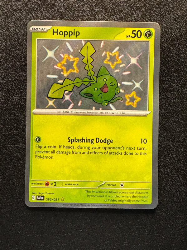 096 Hoppip Paldean Fates Shiny Rare Near Mint
