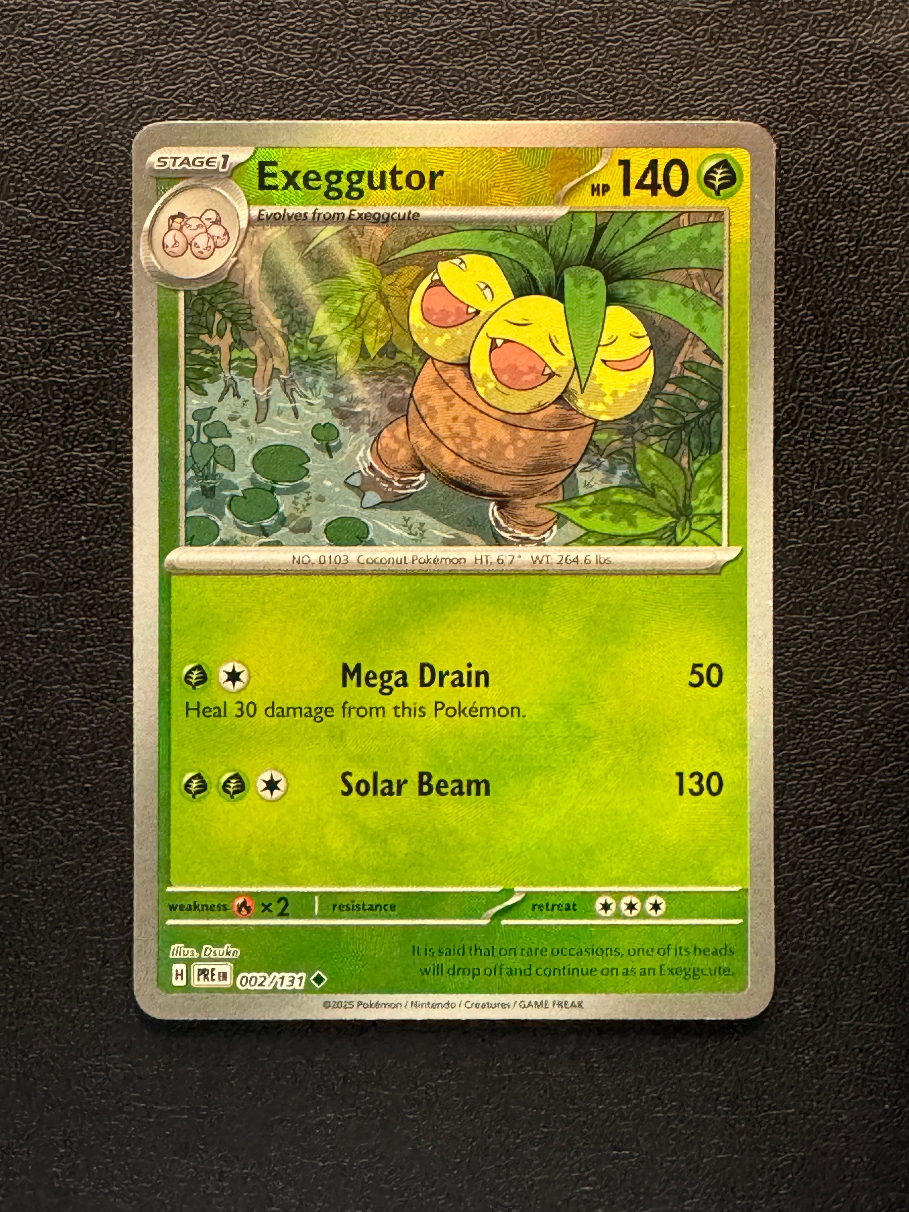 exeggutor secret rare card Alolan Exeggutor ex - 248/191 248