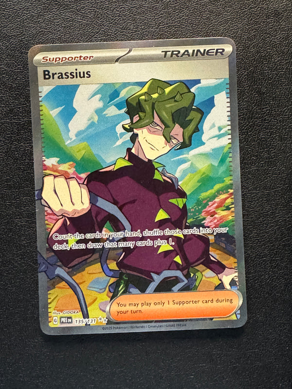 135 Brassius Prismatic Evolutions Ultra Rare Near Mint