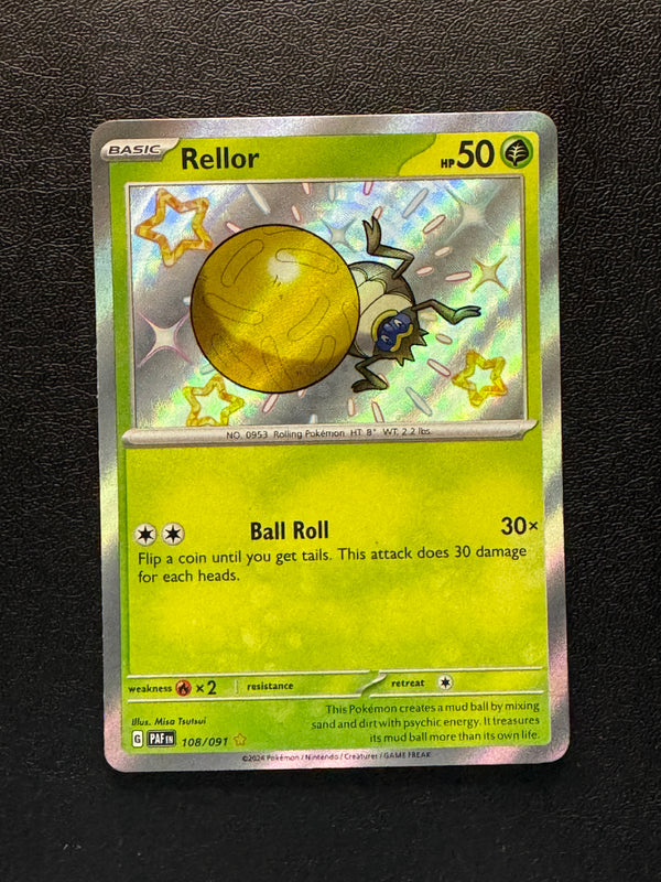 108 Rellor Paldean Fates Shiny Rare Near Mint