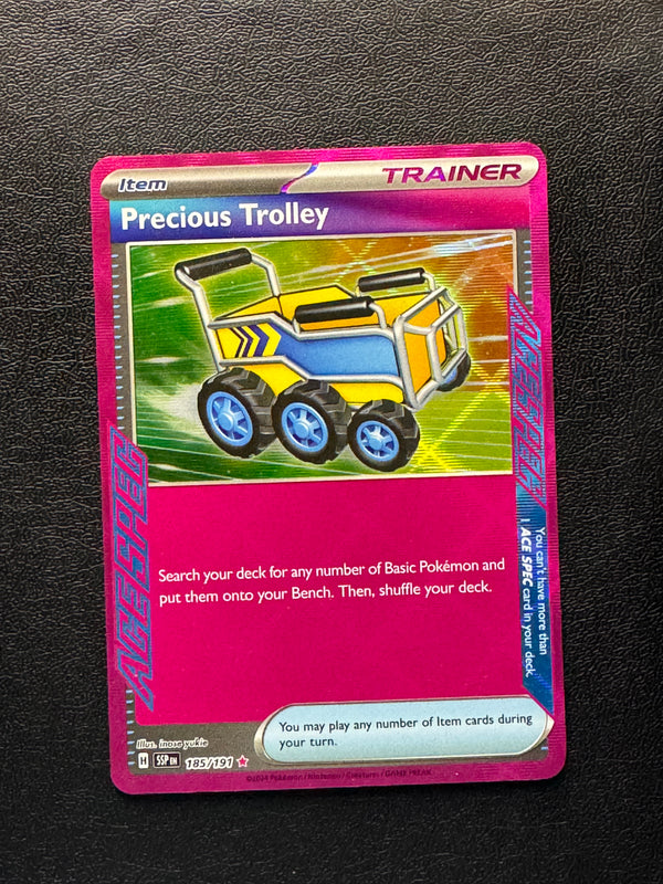 185 Precious Trolley Surging Sparks Ace Spec Near Mint