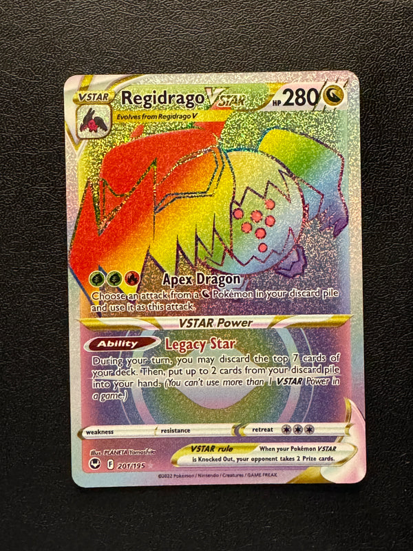 201 Regidrago VSTAR Silver Tempest Rare Rainbow Near Mint