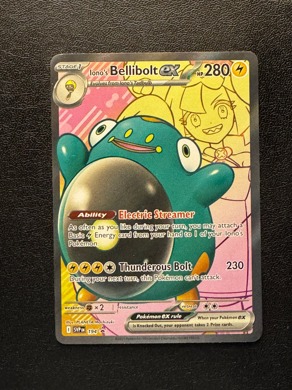 194 Iono's Bellibolt ex SV Black Star Promos Promo Near Mint