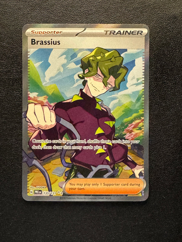 135 Brassius Prismatic Evolutions Ultra Rare Near Mint