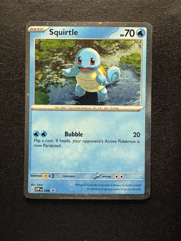 048 Squirtle SV Black Star Promos Promo Near Mint