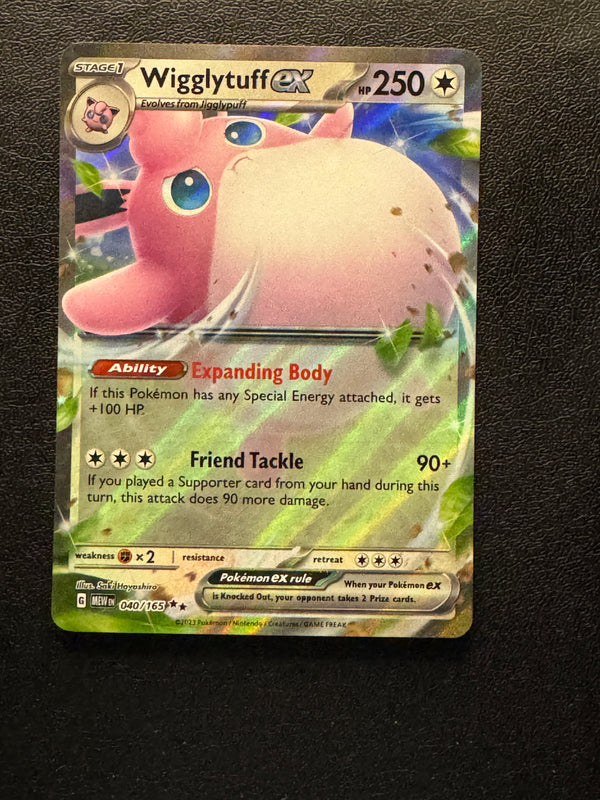040 Wigglytuff ex Scarlet & Violet 151 Double Rare NM