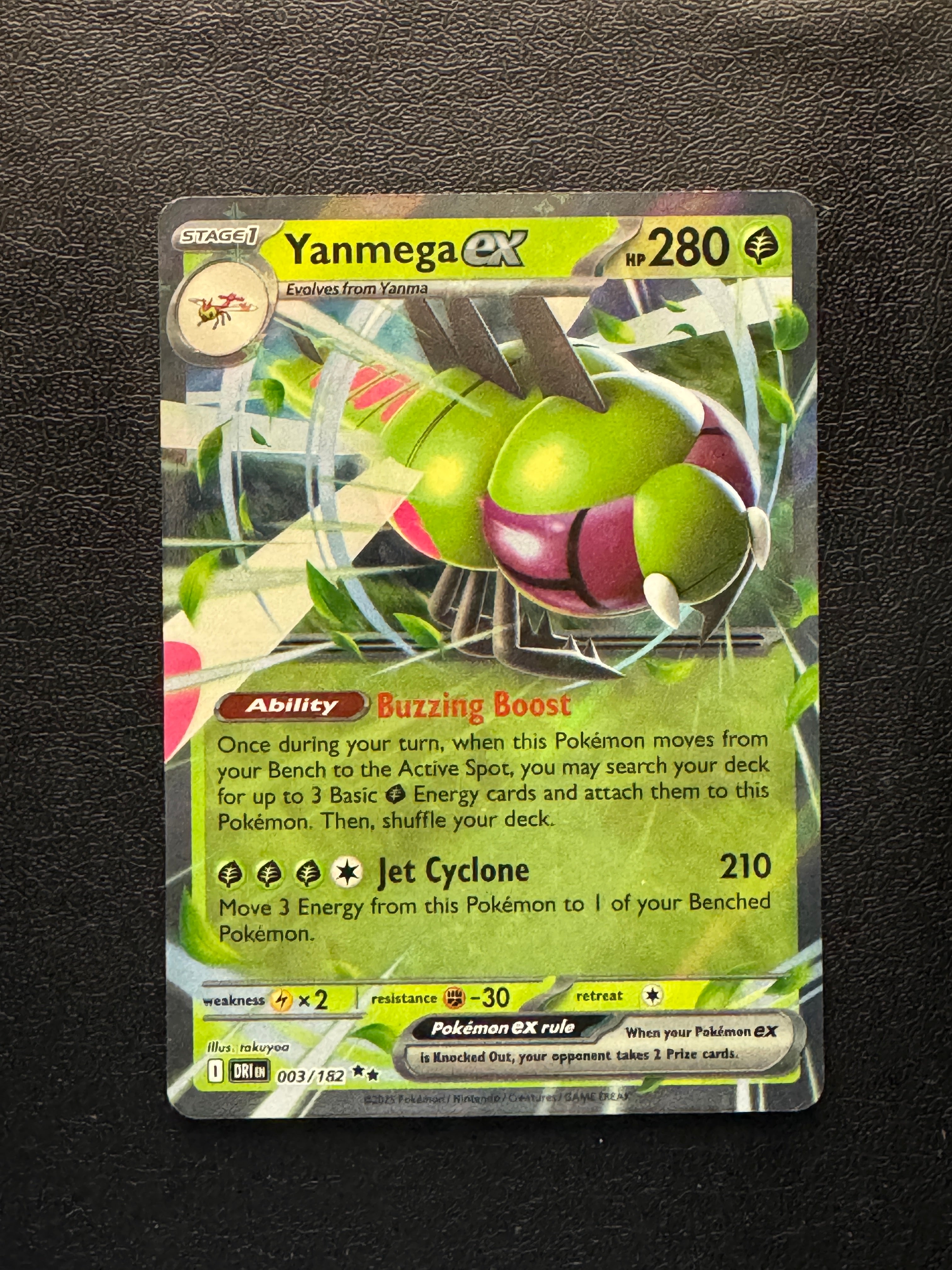 003 Yanmega ex Destined Rivals Double Rare Near Mint k0s Card Shop 003 Yanmega ex Destined Rivals Double Rare Near Mint k0s Card Shop
