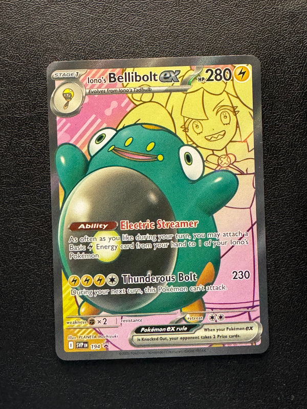 194 Iono's Bellibolt ex SV Black Star Promos Promo Near Mint