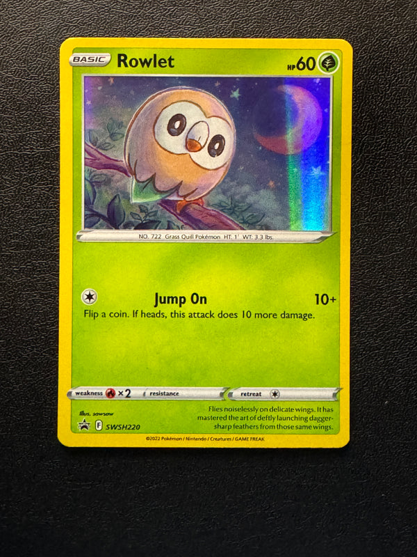 SWSH220 Rowlet SWSH Black Star Promos Promo Near Mint