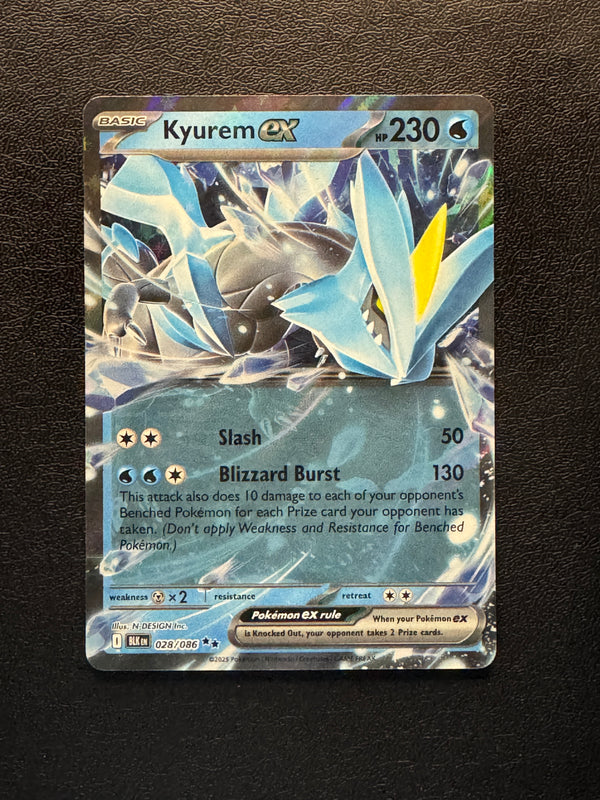 028 Kyurem ex Black Bolt Double Rare Near Mint
