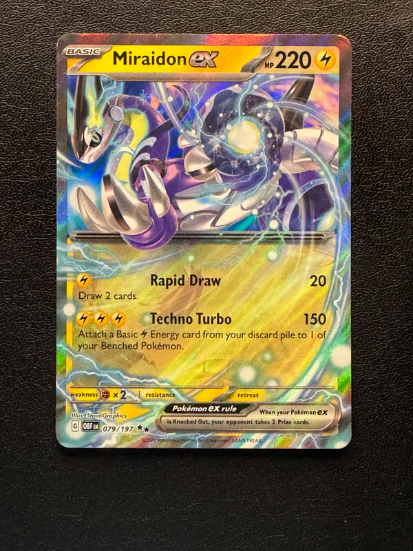 079 Miraidon ex Obsidian Flames Double Rare Near Mint