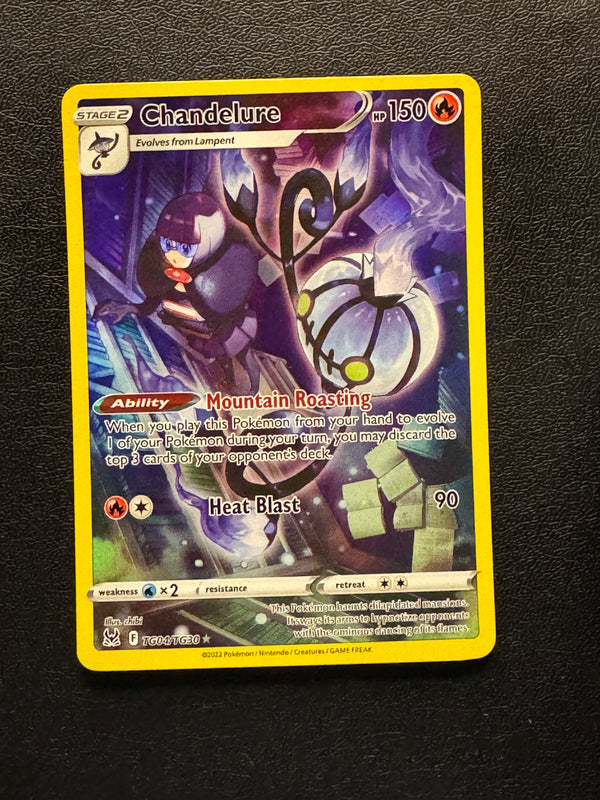 TG04 Chandelure Lost Origin Rare Holo Near Mint