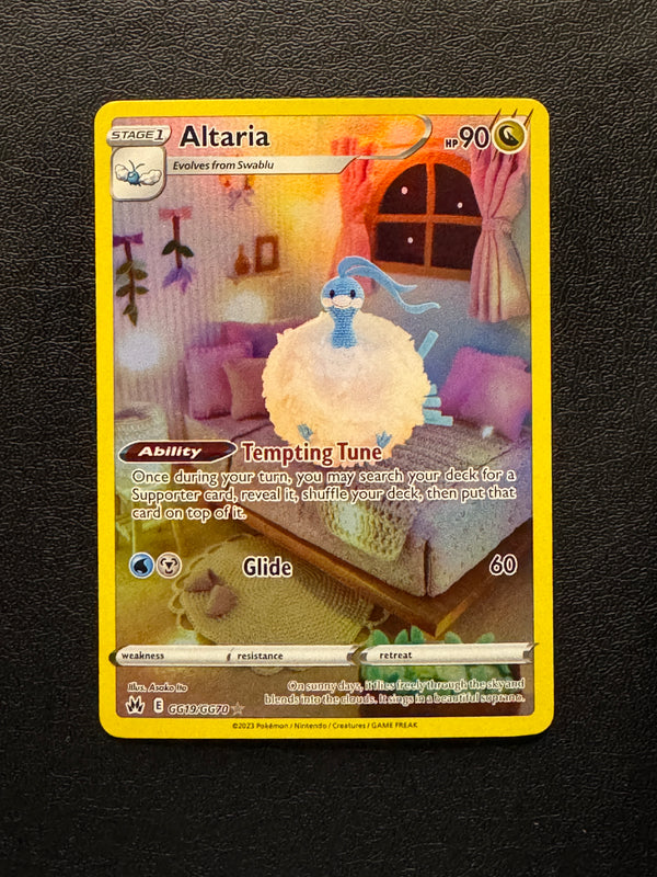 GG19 Altaria Crown Zenith Rare Holo Near Mint