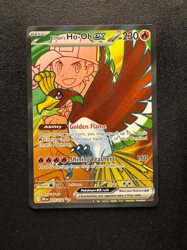209 Ethan's Ho-Oh ex Destined Rivals Ultra Rare Near Mint
