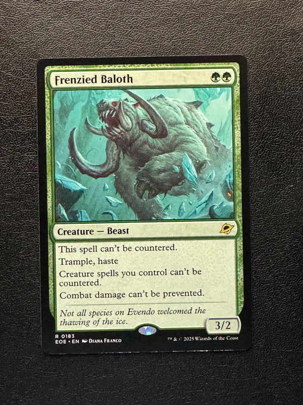 183 Frenzied Baloth Edge of Eternities Rare Normal Near Mint