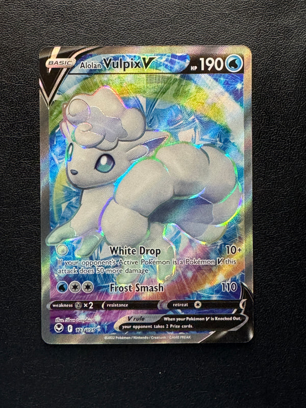 173 Alolan Vulpix V Silver Tempest Rare Ultra Near Mint