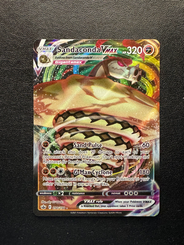 090 Sandaconda VMAX Chilling Reign Holo Rare VMAX Near Mint
