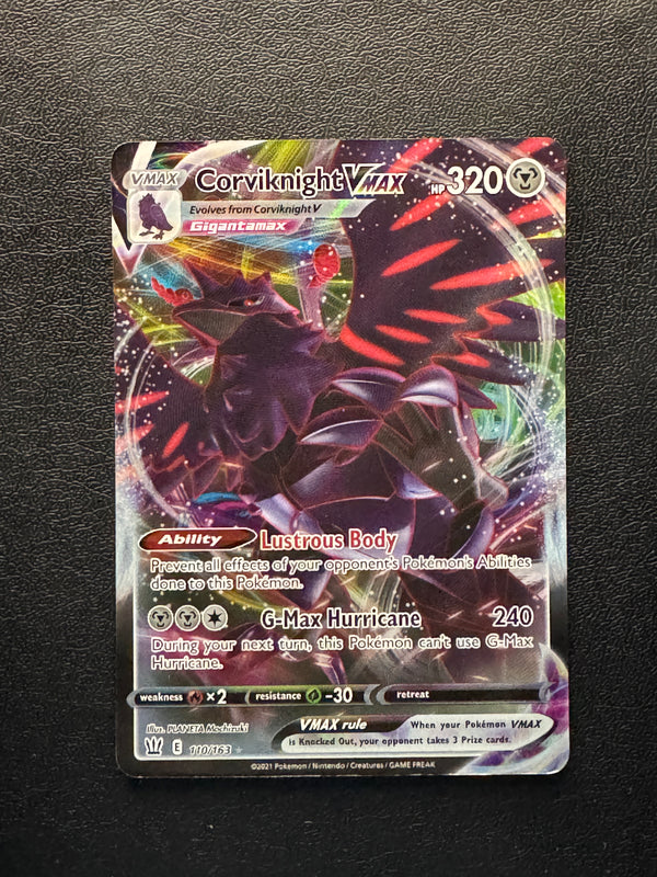 110 Corviknight VMAX Battle Styles Holo Rare VMAX Near Mint