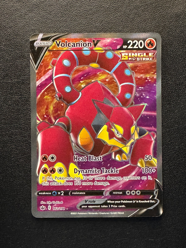 162 Volcanion V Chilling Reign Rare Ultra Near Mint