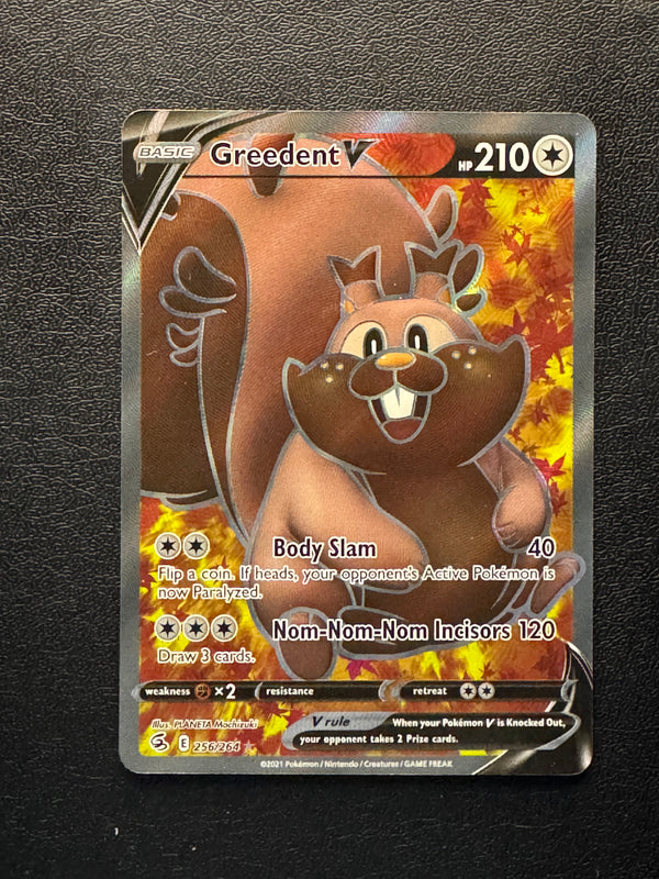 256 Greedent V Fusion Strike Rare Ultra Near Mint