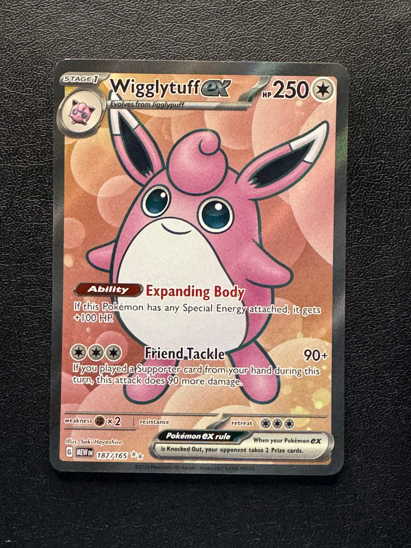187 Wigglytuff ex Scarlet & Violet 151 Ultra Rare Near Mint