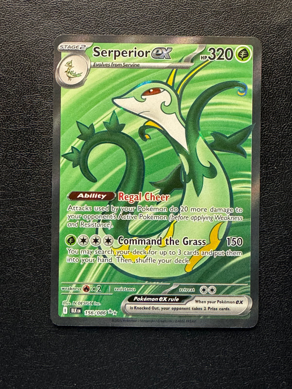 156 Serperior ex Black Bolt Ultra Rare Near Mint