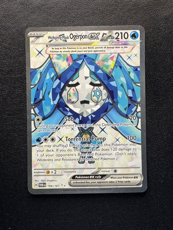 194 Wellspring Mask Ogerpon ex Twilight Masquerade Ultra Rare Near Mint