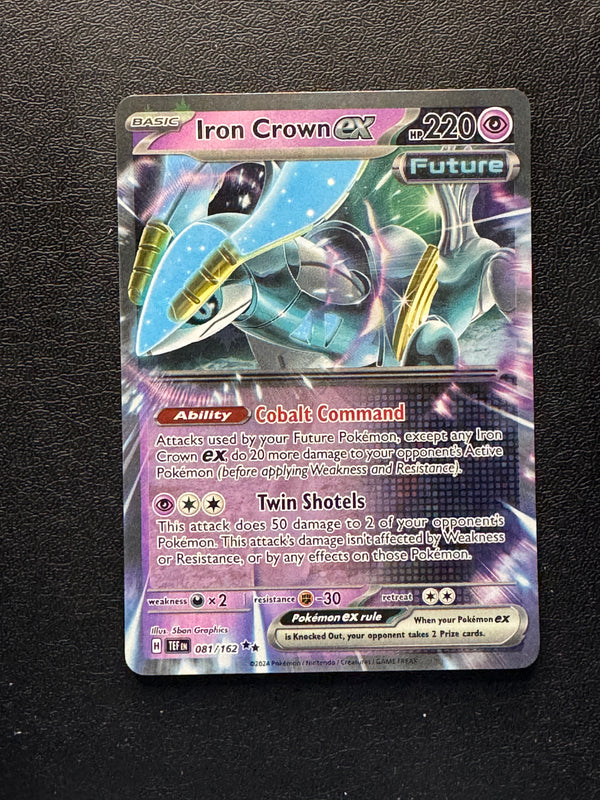 081 Iron Crown ex Temporal Forces Double Rare Near Mint