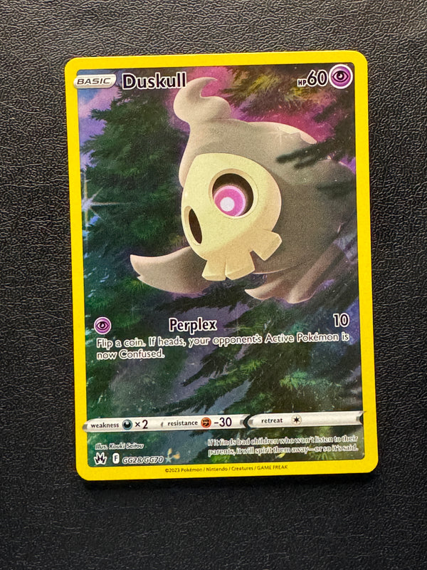 GG28 Duskull Crown Zenith Rare Holo Near Mint