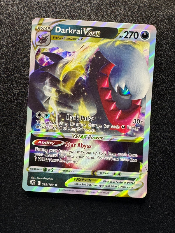 099 Darkrai VSTAR Astral Radiance Holo Rare VSTAR Near Mint