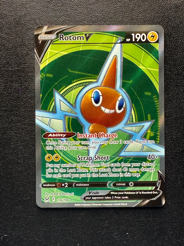 176 Rotom V Lost Origin Rare Ultra Near Mint