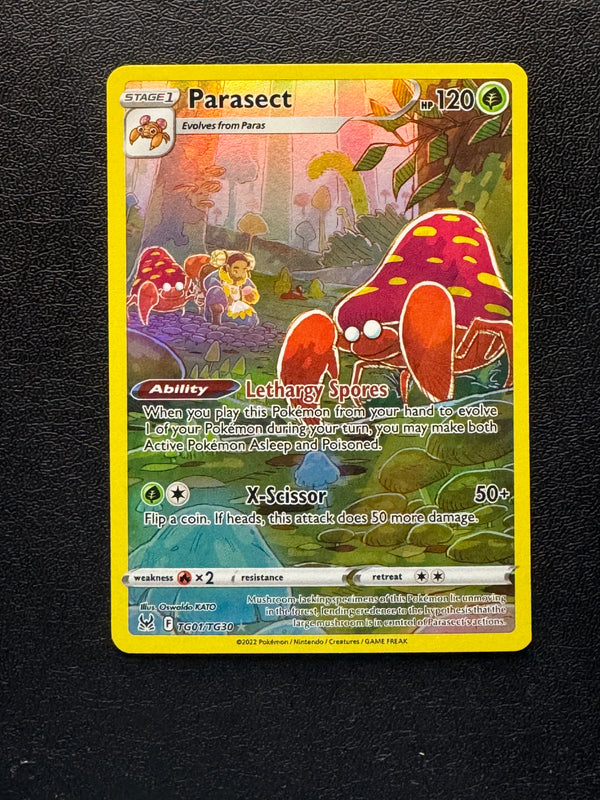 TG01 Parasect Lost Origin Rare Holo Near Mint