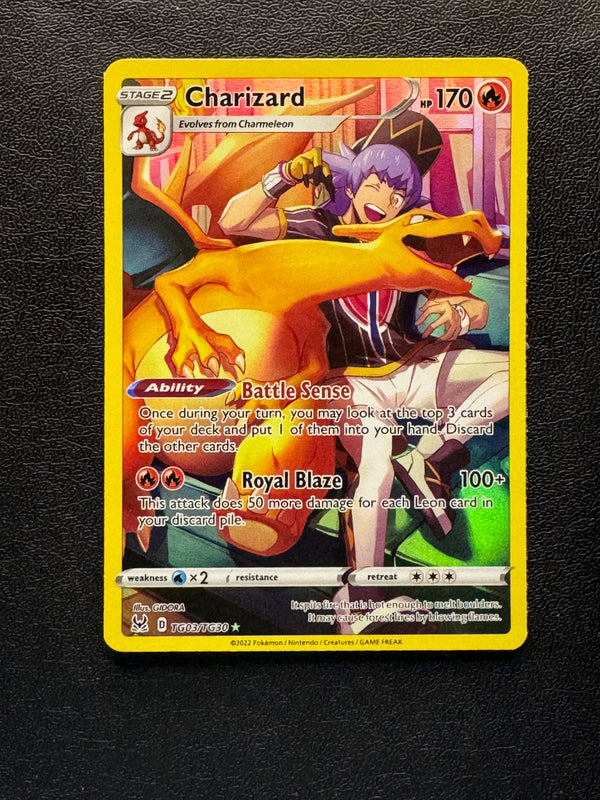 TG03 Charizard Lost Origin Rare Holo Near Mint