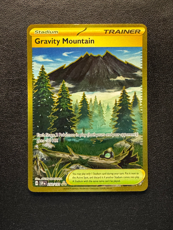 250 Gravity Mountain Surging Sparks Hyper Rare Near Mint