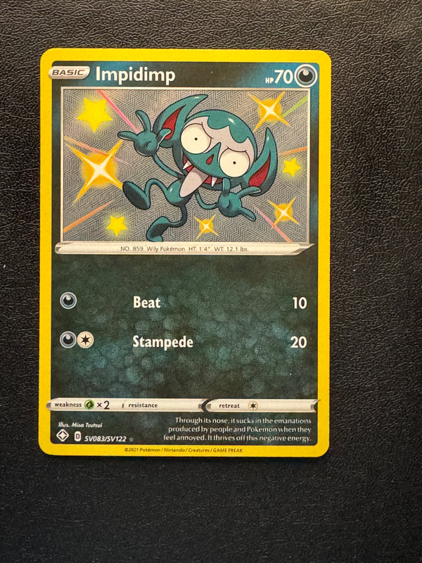 SV083 Impidimp Shining Fates Rare Shiny Near Mint