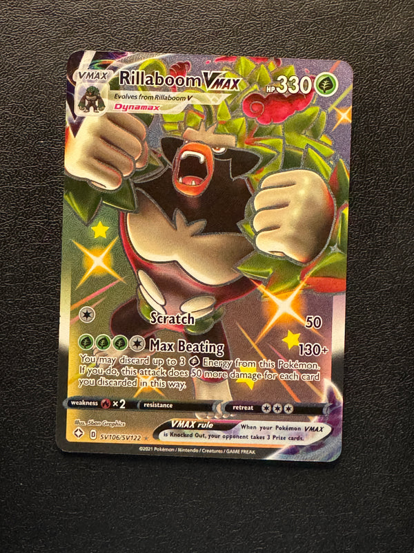SV106 Rillaboom VMAX Shining Fates Shiny Rare VMAX NM