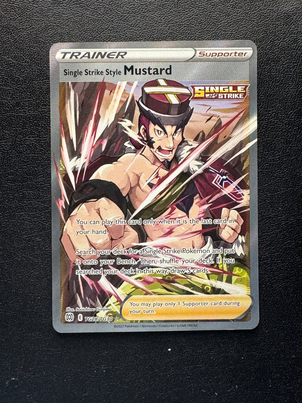 TG28 Single Strike Mustard Brilliant Stars Rare Ultra Near Mint