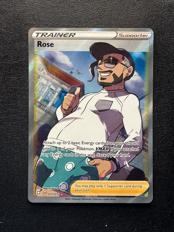 071 Rose Shining Fates Rare Ultra Near Mint