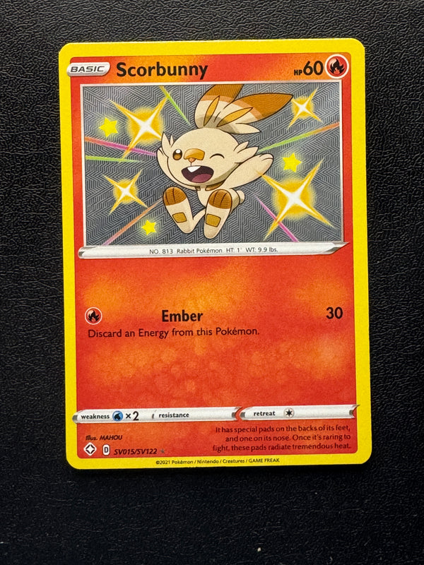 SV015 Scorbunny Shining Fates Rare Shiny Near Mint