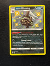 SV077 Galarian Weezing Shining Fates Rare Shiny Near Mint