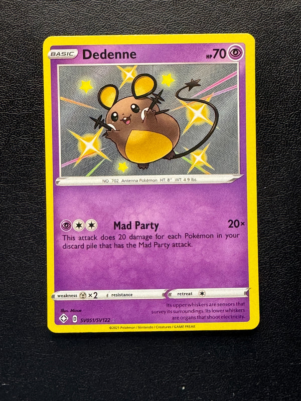 SV051 Dedenne Shining Fates Rare Shiny Near Mint