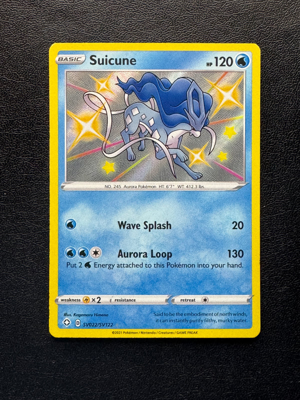 SV022 Suicune Shining Fates Rare Shiny Near Mint
