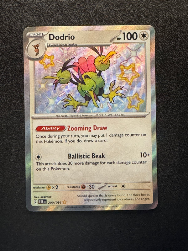 200 Dodrio Paldean Fates Shiny Rare Near Mint