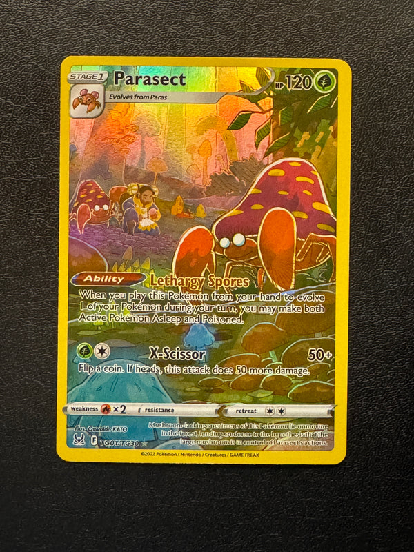 TG01 Parasect Lost Origin Rare Holo Near Mint