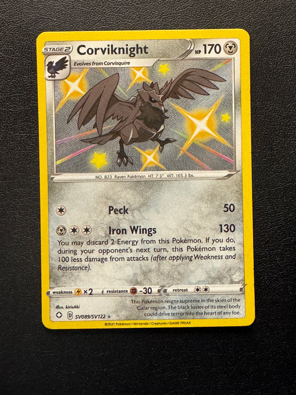SV089 Corviknight Shining Fates Rare Shiny Near Mint