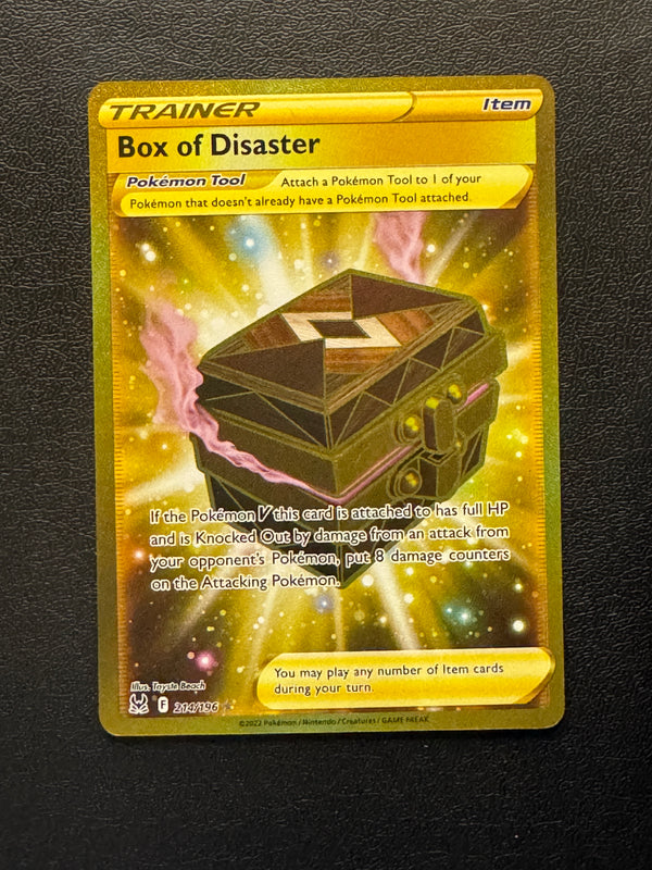 214 Box of Disaster Lost Origin Rare Secret Near Mint