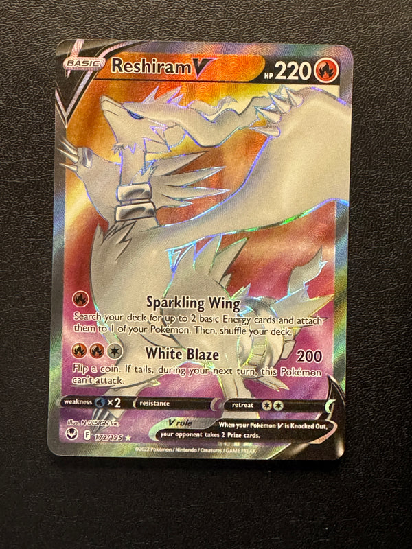 172 Reshiram V Silver Tempest Rare Ultra Near Mint
