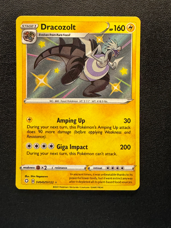SV045 Dracozolt Shining Fates Rare Shiny Near Mint