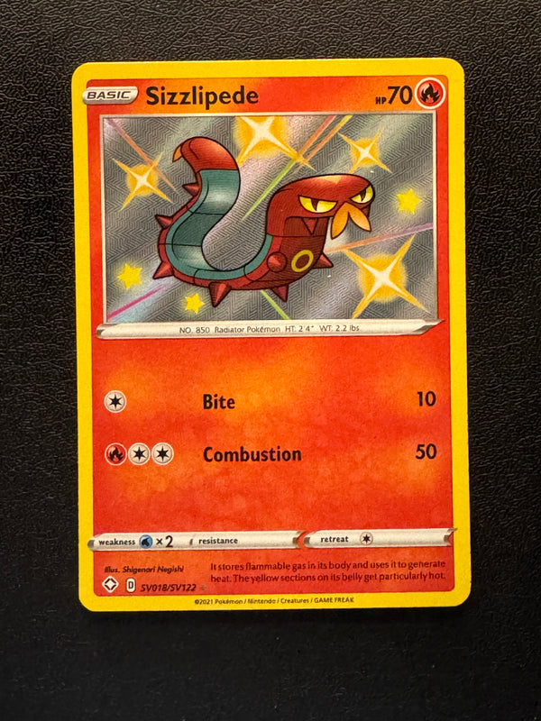 SV018 Sizzlipede Shining Fates Rare Shiny Near Mint